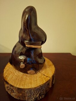 Keramická velikonoční  forma zajíček - 2