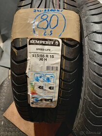 215/65R15" Semperit. Letní. 2ks. - 2
