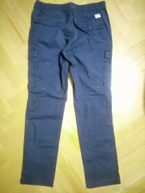chlapecké kalhoty CaA kapsy modré vel. M - 2