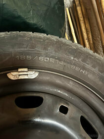 Disky 5x100 + pneumatiky letní 185/60 R14 - 2