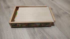 Dřevěné puzzle v krabičce - 2