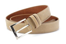 Pánský kožený opasek M3511 o šířce 3,5 cm - 2