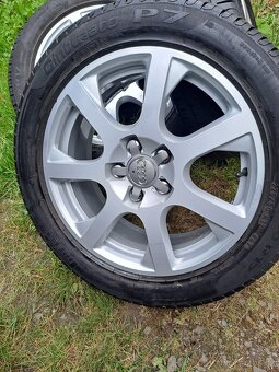 Alu kola 5x112 originál Audi 225/50 R17 - 2