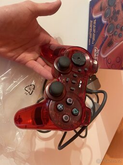 Ovladač pro Playstation 1 / 2 - Červený - 2