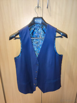 Tmavomodre sako Angelo Litrico SLIM FIT EUR 44 - 2