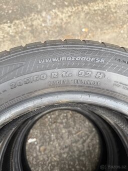 4ks letní pneu Matador Elite3 - 205/60/16 vzorek 7mm - 2