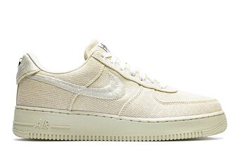 nike air force 1 stussy fossil canvas - 2