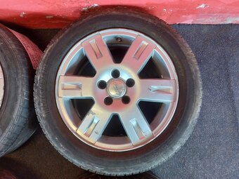 ALU disky 5x108 R16 s letními pneu 205/55 R16 - 2