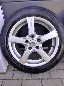 4x alu 5x112 r 16+letní pneumatiky - 2