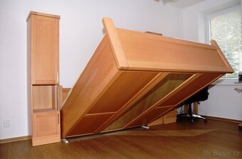Pravan asivní sklopná manželská postel - 2