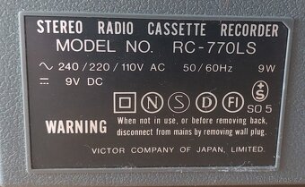 JVC RC-770LS - 2