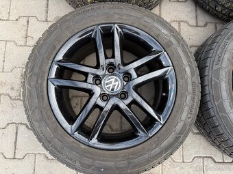 4x al kola 5x120 17 + pneu zimní 215/60 R17C - 2