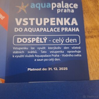Vstupenka Aquapalace Praha celodenní - 2