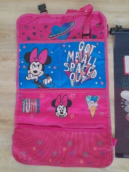 Prodám zánovní kapsář do auta Minnie a stínítko - 2
