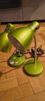 Stolní kovová lampa 2x - 2