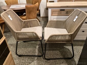 2 KS zahradní křeslo BRAFAB -MIDWAY-Nové - 2