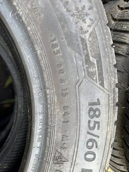 908. 4x zimní barum 185/60 r15 ( cca 6,5 - 7 mm) - 2
