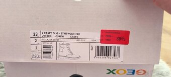 Dívčí boty Geox vel.33 Nové - 2
