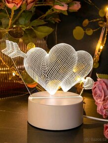 LED lampička srdce - 2
