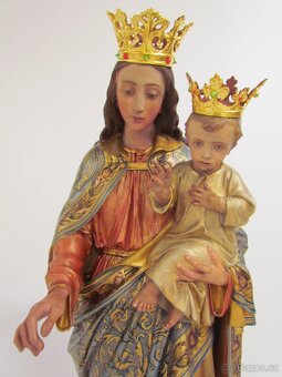 Plastika Pany Marie a Ježíška (19. st, Stuflesser, Itálie) - 2