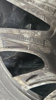 Alu BMW r17 originál obuté na 225/55r17 - 2