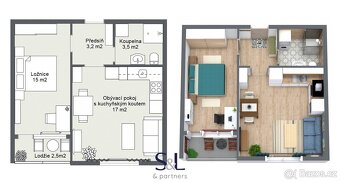 Prodej byty 1+1, 41 m2 -, ev.č. 01201 - 2