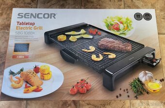 Elektrický gril Sencor, nový, cena vč. dopravy - 2