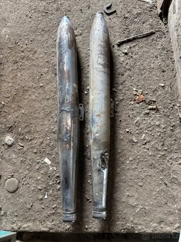 2x výfuky na Jawa 250/350 kývačka,panelka - 2