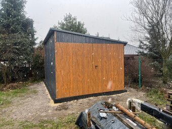 Plechová garáž 3x5m - 2