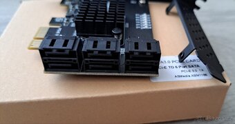 PCIe 1X na 6x SATA 3.0 Serial ATA až 6Gb/s - 2