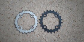 Převodníky 44 a 22 zubů - Shimano a SRAM - 2