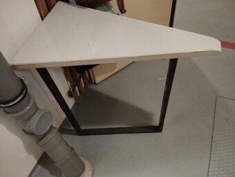 Psací stůl 120x80+přídavný trojúhelníkový díl 46x80 - 2