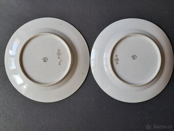 Dva talíře z české porcelánky Depold - 2