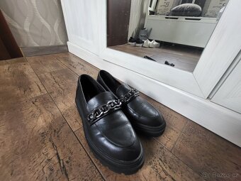 MOKASÍNY vel.41 zn.CATWALK ČERNÉ MODERNÍ - 2