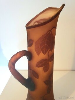 Skleněný džbán signovaný Moser- 1913- 1916 - 2