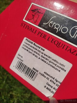 Vysoké jezdecké boty Sergio Grasso round toe - 2