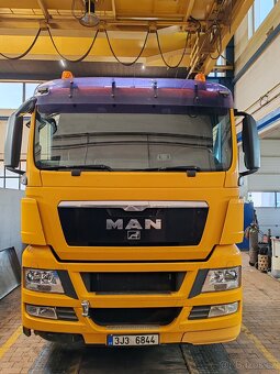 Tahač MAN TGA 18.440 4x2 + sklopná vana SCHMITZ SKI 24 - 2