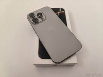 apple iphone 16 PRO MAX 256gb Natural Titanium / Batéria 91% - 2