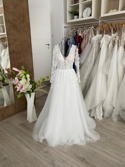 Svatební šaty vel. 36-38 - 2