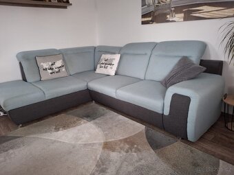 Rozkládací sedací souprava s úložným prostorem - 2