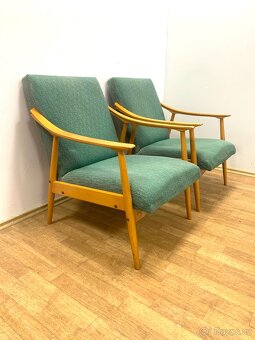 Retro křesla 60. léta Brusel - 2