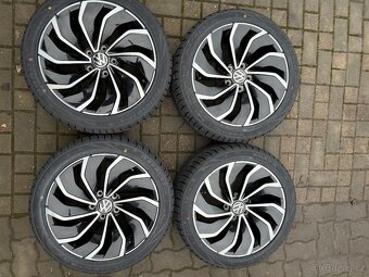 ORIGINÁL Alu Volkswagen Ventura R17, 5x112 - NOVÉ ZIMNÍ PNEU - 2