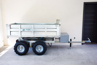 Hydraulický sklápěcí vozík za čtyřkolku 1.400kg s SPZ - 2