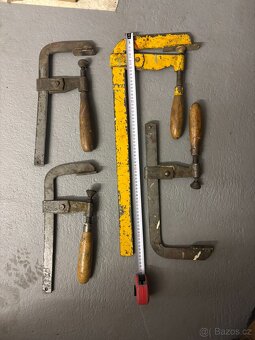 Truhlářské svěrky 4 ks (1 ks 65 cm a 3 ks 40 cm) - 2