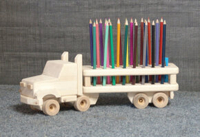 Nákladní auto - držák pastelek - 2