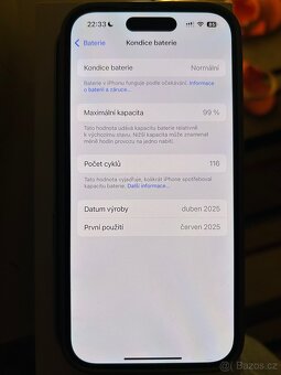Iphone 15 128 gb, v záruce do 06/2027 - 2