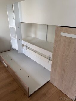 PATROVÁ DĚTSKÁ POSTEL SE SKŘÍNÍ - 2