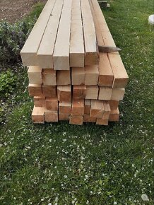 Dřevěné trámy 8 x 8cm. Délka 3, 1m - 2