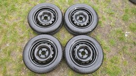 Peugeot 206 letní kola 185/60R14 disky 5,5Jx14 4x108 ET34 - 2