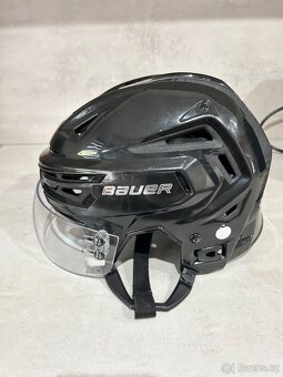 ✅ PROFI PRILBA BAUER - RE- AKT 155 - veľkosť M - BLACK ✅ - 2